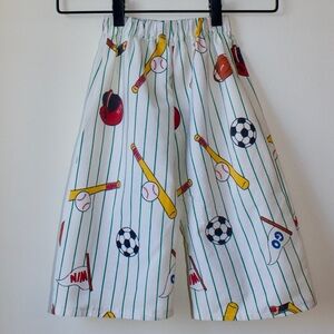 Toddler Sports Themed Striped Pants